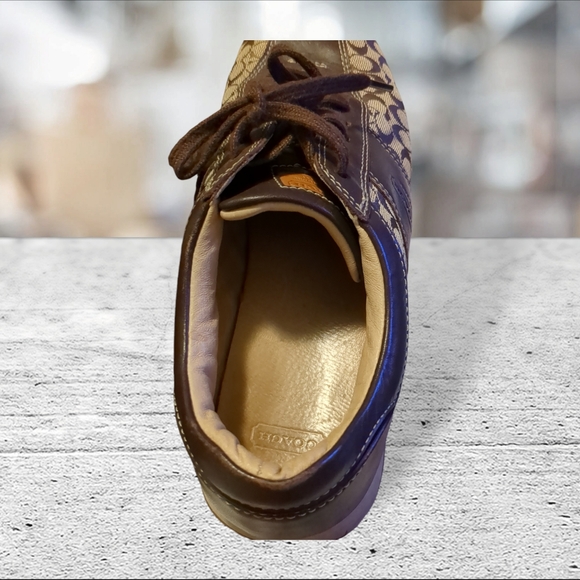 Coach noella brown sneaker/shoe size 9M - Picture 6 of 16